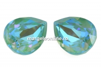 Swarovski, fancy picatura, silky sage deLite, 14x10mm - x1