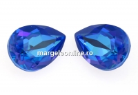 Swarovski, fancy picatura, royal blue delite, 14x10mm - x1