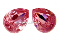 Swarovski, fancy picatura, rose, 4x2.9mm - x4