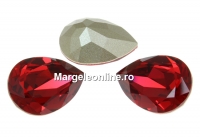 Swarovski, fancy picatura, scarlet, 4x2.9mm - x4