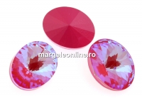 Swarovski, fancy oval, Lotus Pink DeLite, 8x6mm - x4