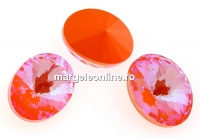 Swarovski, oval fancy, Orange Glow DeLite, 8x6mm - x4