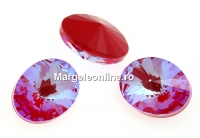 Swarovski, fancy oval, Royal Red DeLite, 14x10.5mm - x2