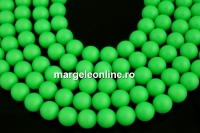 Perle Swarovski, neon green, 14mm - x2