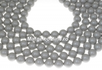 Swarovski pearls, pastel grey, 14mm - x2