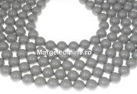 Perle Swarovski, pastel grey, 14mm - x2