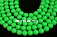 Swarovski pearls, neon green, 12mm - x2