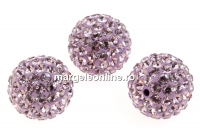 Swarovski, margele pave, light amethyst, 6mm - x1