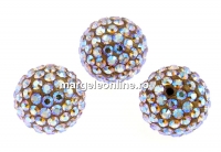 Swarovski, margele pave, lt colorado topaz shim., 10mm - x1