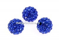 Swarovski, pave beads, majestic blue, 6mm - x1