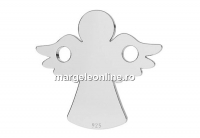 Link, angel, 925 silver, 20x16mm - x1