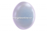 Swarovski, cabochon crystal pearl, iridescent dreamy blue, 6mm - x2