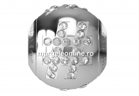 Swarovski, becharmed, semn # cu cristale, 12mm - x1