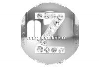 Swarovski, becharmed, letter Z with crystals, 12mm - x1
