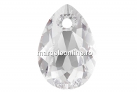 Swarovski, pandantiv picatura, crystal, 9mm - x2