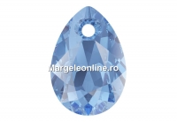 Swarovski, drop pendant, sapphire, 16mm - x1