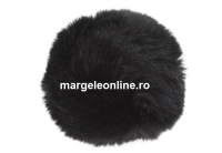 Breloc, maxi puf, negru, 9cm - x1