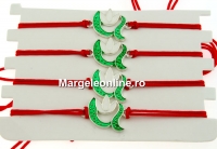 Bratara martisor, ghiocel , 21x7mm - x4
