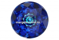 Swarovski dome, fancy chaton, bermuda blue, 10mm - x1