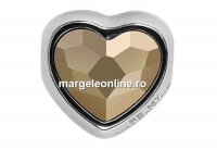 Swarovski, becharmed inima, Be my Valentine, rose gold, 13mm - x1