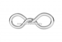 Link, infinity, 925 silver, 11.5mm - x2