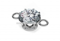 Link crystal, 925 silver, 16.5mm - x1