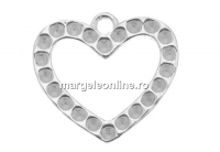 Pendant findings for pp8-10, 925 silver, 13.5mm - x2pcs