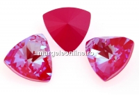 Swarovski, fancy  kaleidoscope triangle, lotus pink DeLite, 6mm - x2