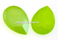 Swarovski, rivoli cabochon, lime, 30x20mm - x1