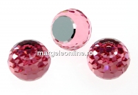 Swarovski, cabochon, light rose comet argent, 4mm - x2