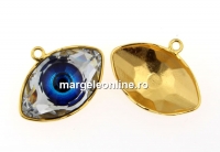 Baza pandantiv placat cu aur pt Swarovski 4775 de 18mm - x1