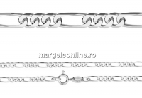 Lant masiv cu model, argint 925, 50cm - x1