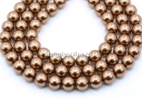Preciosa pearl, bronze, 8mm - x50
