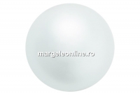 Perle Preciosa, white, 5mm - x100