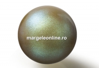 Perle Preciosa, pearlescent khaki, 4mm - x100