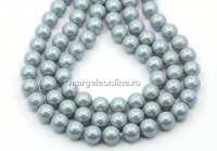 Perle Preciosa, pearlescent grey, 4mm - x100