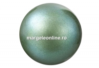 Perle Preciosa, pearlescent green, 4mm - x100