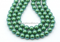 Preciosa pearl, pearlescent green, 5mm - x100