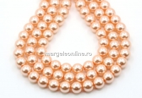 Preciosa pearl, peach, 5mm - x100