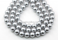 Preciosa pearl, light grey, 8mm - x50