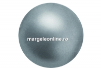 Perle Preciosa, dark grey, 4mm - x100