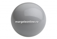 Perle Preciosa, ceramic grey, 4mm - x100