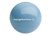 Perle Preciosa, aqua blue, 4mm - x100