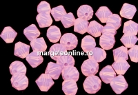 Preciosa, margele bicone, rose opal, 4mm - x40