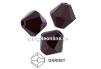 Preciosa, margele bicone, garnet, 4mm - x40