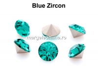 Preciosa chaton SS39, blue zircon, 8mm - x2