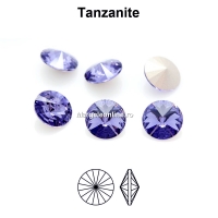 Preciosa rivoli, tanzanite, 6mm - x2