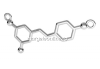 Link, resveratrol, 925 silver, 36mm - x1