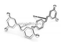 Tortite cercei resveratrol, argint 925 - x1per