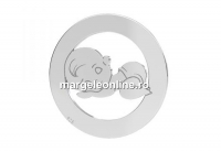 Engraving pendant, 925 silver, 17.5mm - x1